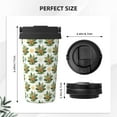 thumbnail image 3 of Yiaed Sloth Sitting Tropical Leaves Print Stainless Steel Coffee Mug -Vacuum Insulated Coffee Tumbler - Leakproof Travel Mugs Insulated for Hot & Cold Drinks, 3 of 8