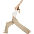 thumbnail image 6 of SOMER Womens Yoga Sweatpants Wide Leg Lounge Pajamas Pants Drawstring Workout Comfy Joggers Pants with Pockets, 6 of 6