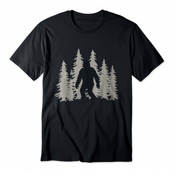 Mysterious Bigfoot Encounter Men's Nature Adventure T-Shirt