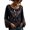 Red, variant on Women's Halloween Gothic Floral Print Long Sleeve Blouse Scoop Neck Bell Sleeve Retro Casual Top for Holiday and Party Red S
