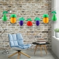 thumbnail image 3 of Raindrops 15Pcs Honeycomb Hanging Fruit Assorted Color PET Decorative Artificial Fruit for Festival Party Supply, 3 of 8