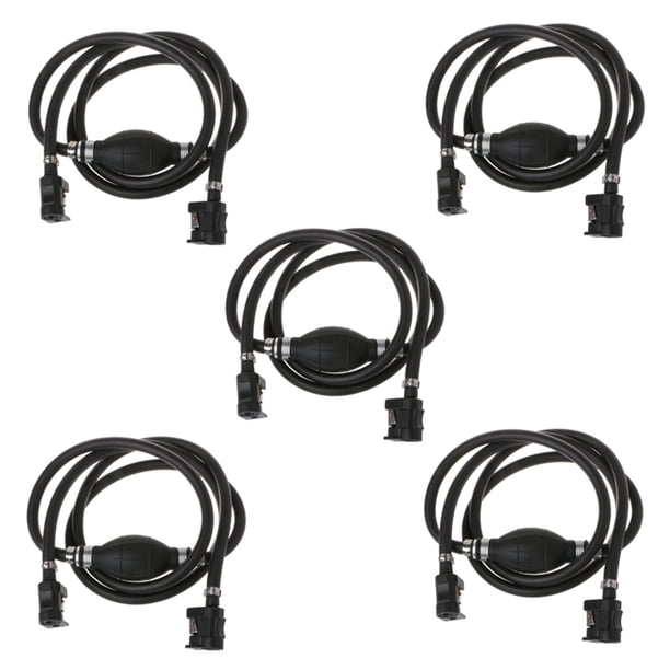 5X Manguera de Linea de Combustible Kit de Conectores del Tanque de Gasolina del Motor del Barco de Fuera de Borda