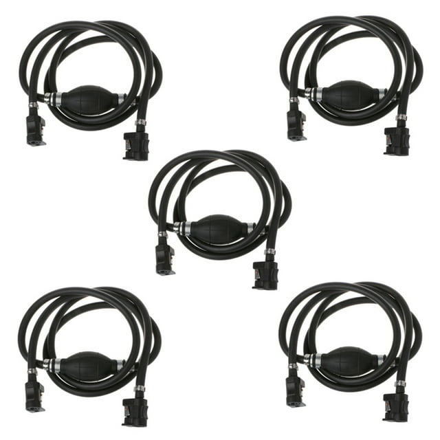5X Manguera de Linea de Combustible Kit de Conectores del Tanque de Gasolina del Motor del Barco de Fuera de Borda