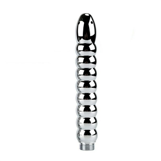 Cabezal de ducha de mano de aleación de aluminio, chorro de agua a presión de cuatro orificios, boquilla de ducha de masaje limpiadora para el baño con conexión universal