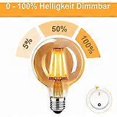 thumbnail image 2 of Vintage E27 LED Bulb, Vintage E27 Bulb 4W G80, Vintage E27 Bulb Warm White 2700K, Vintage LED Bulb Ideal for Pendant Lamp, Table Lamp, Wall Lamp - 4 P, 2 of 4