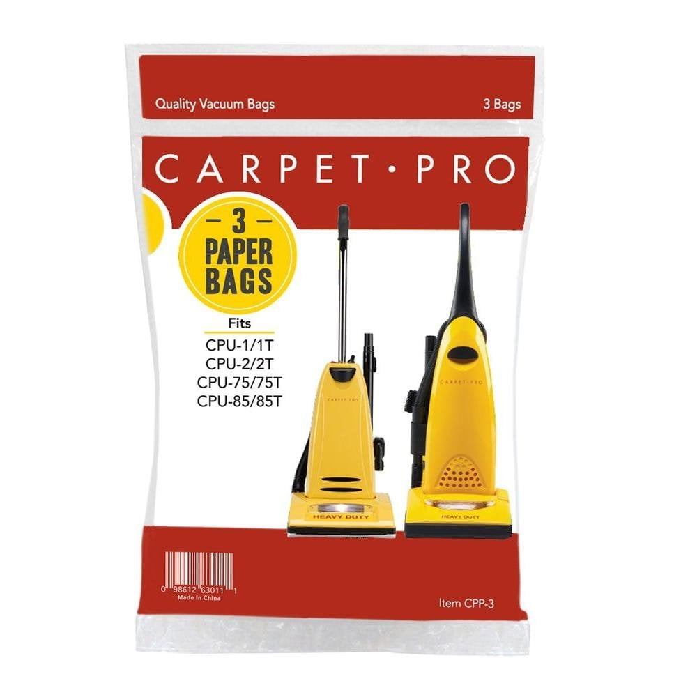 10-Pack by Carpet Pro Carpet Pro 06.415 Paper Vacuum Bags for Backpack Vacuum