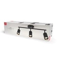 thumbnail image 3 of Globe Electric 21" Minimalist 3-Light Matte Black Track Light Pivoting Track Heads, 3 of 9