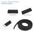 thumbnail image 2 of Unique Bargains Black Timing Belt Rubber 5 Meter Circumference 10mm Width Opening Fit Synchronous Pulley Wheel for 3D Printer, 2 of 6