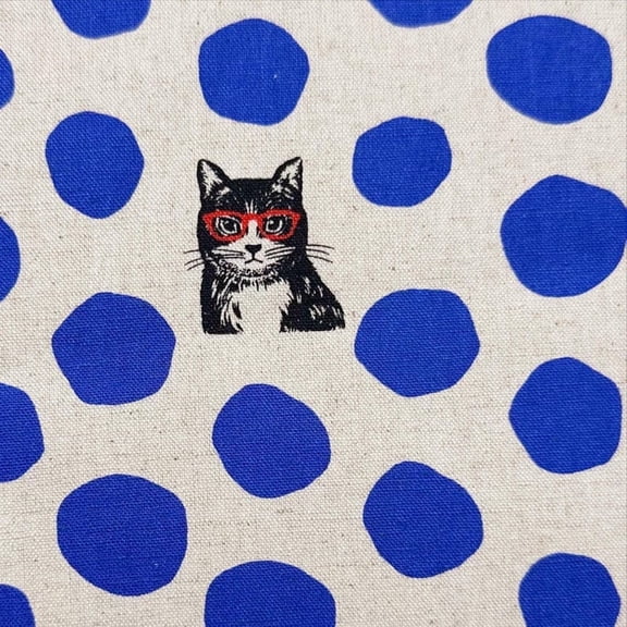 Muddy Works-Kokka Anpan Fabric-Japanese Lightweight Canvas