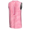 thumbnail image 3 of Unisex GameDay Greats #1 Pink Montana State Bobcats Lightweight Basketball Jersey, 3 of 4
