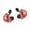 Red-for Video Game, variant on Deeply Basses Gaming Earphones With In Line Microphone For Mobile Devices Ergonomic Fit Design 3.5mm Connectivities