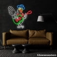 thumbnail image 3 of Glowneon Chicken Playing Guitar Neon Sign, Chicken Led Light Sign, Instruments Shop Wall Decor, 3 of 5