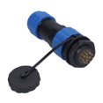 thumbnail image 4 of Enchufe de aviación con conector a prueba de agua IP68, tuerca trasera, terminal macho hembra, 250 V, 5 A, SP2012 pines, 4 of 10
