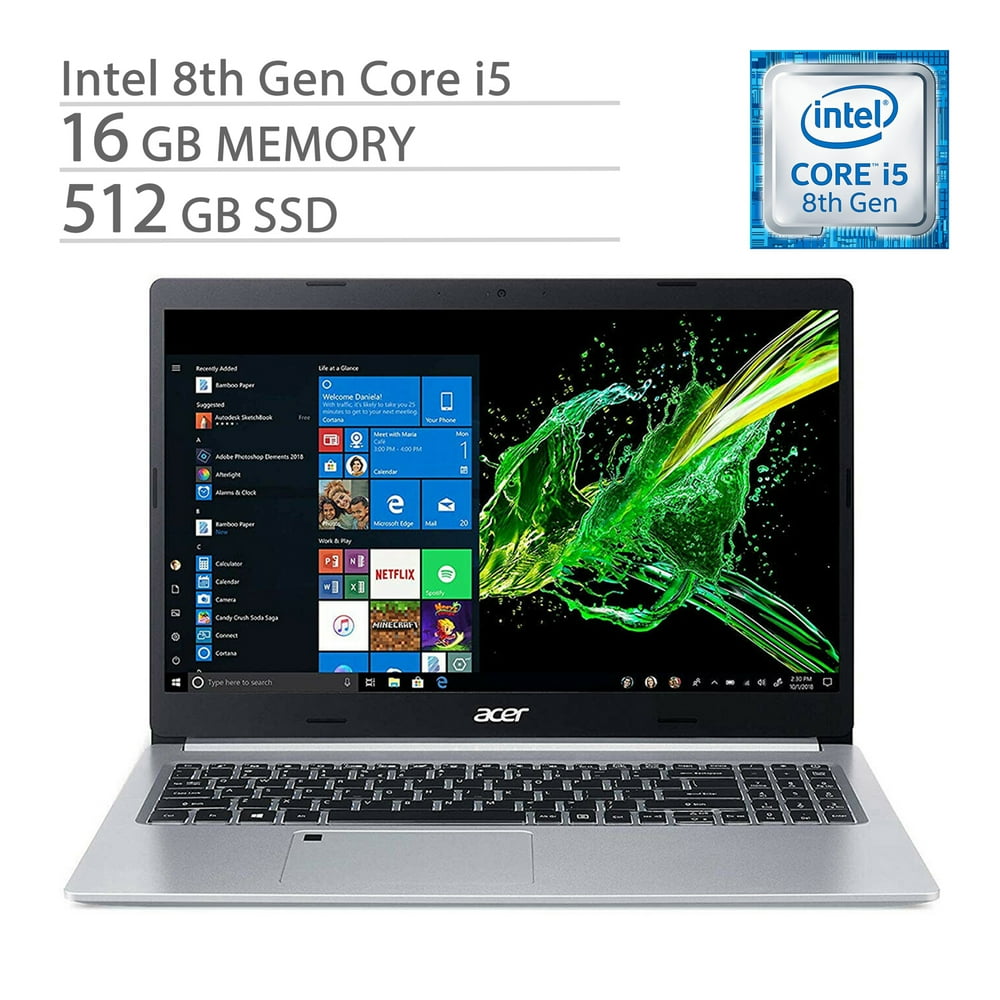  Acer Aspire 5 Home and Business Laptop 15.6 FHD Core i5-8265U 16GB 