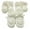 White, variant on Newborn Baby Boy Girl Hand Crochet Booties