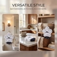 thumbnail image 7 of Unique Bargains Flower-Shaped Hanging Hand Towels White 2pcs, 7 of 7