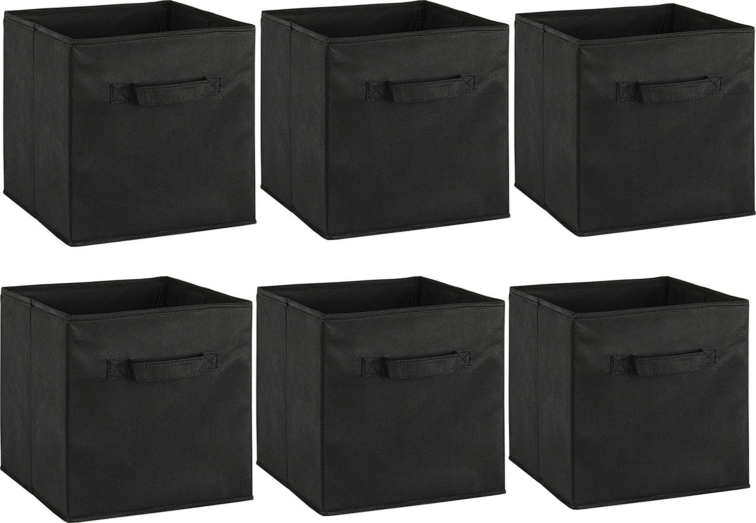 Winado Foldable Nonwoven Fabrics 6PCS Storage Bins Boxes Cube with