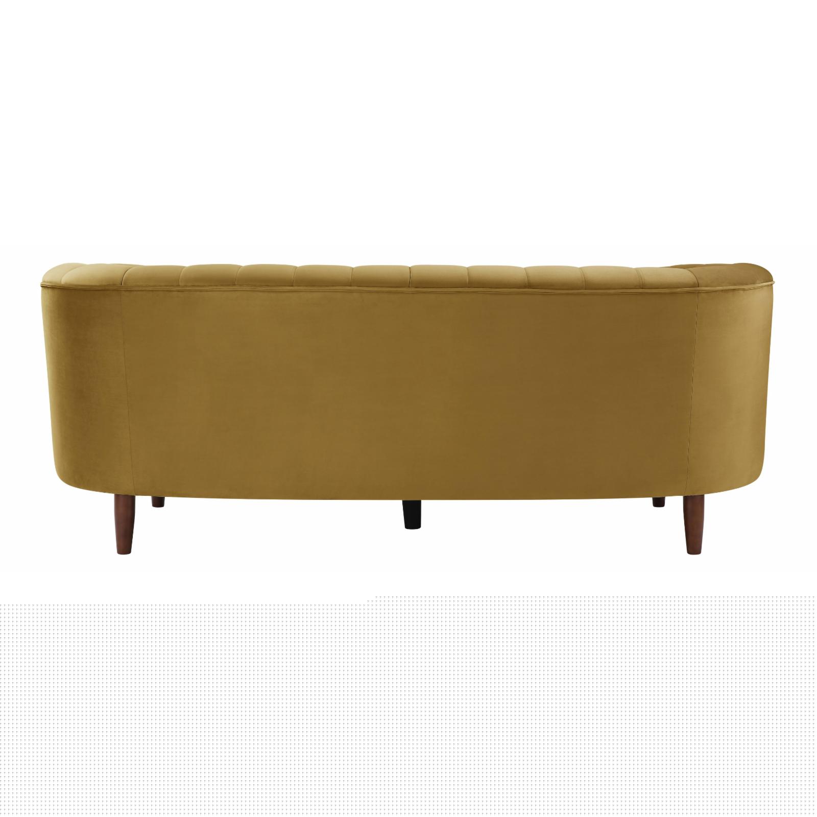 thumbnail image 6 of LV00163 - Sofa , Olive Yellow Velvet - Millephri, 6 of 7