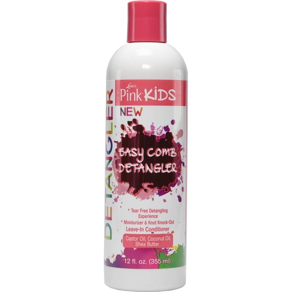 Lusters Pink Kids Easy Comb Detangler For Curliest Hair Types, 12 Oz
