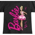 thumbnail image 3 of Barbie - Barbie Logo With Ballerina  - Girls Fitted Short Sleeve Graphic T-Shirt, 3 of 5