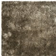 thumbnail image 4 of SAFAVIEH Paris Darwin Plush Polyester Shag Runner Rug, Sable, 2'3" x 8', 4 of 6