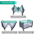 thumbnail image 3 of KIDDOS, Cuna Corral 3 en 1, plegable, color verde, 3 of 6