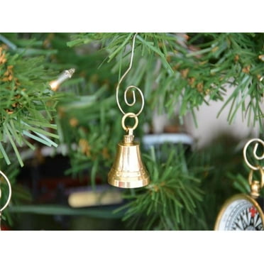 Solid Brass Bell Christmas Tree Ornament