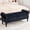 Black, variant on Storage Bench 51" Faux Leather End of Bed Benches Obsidian Black | Queen Size Storage Bench for Bedroom with Rolled Arms Tufted Ottoman Benches Upholstered Bench for Living Room Entryway