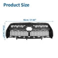 thumbnail image 3 of No.531010R050 Front Upper Hood Bumper Grille Grill for Toyota RAV4 2009-2012 1 Pcs Black, 3 of 6