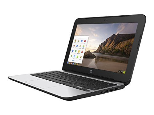 HP ChromeBook 11 G4 EE Laptop Computer 11.6-inch (1366x768) Intel Celeron N2840 2.16GHz 16GB eMMC SSD 4GB RAM Chrome OS - Black (Renewed)