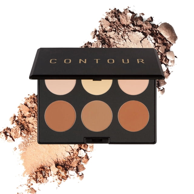 Kit de maquillaje bronceador para contorno Elizabeth Mott con 6 tonos