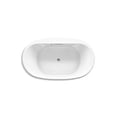 thumbnail image 3 of Kohler 5717-W1-0 71.5 x 41.5 in. Underscore Drop-In Bath with Bask Heated Surface - White, 3 of 6