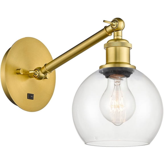 Innovations Lighting - Athens - 1 Light Wall Sconce In Industrial Style-10.5