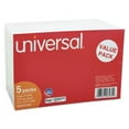 Universal Ruled Index Cards, 4 x 6, White, 500/Pack UNV47235