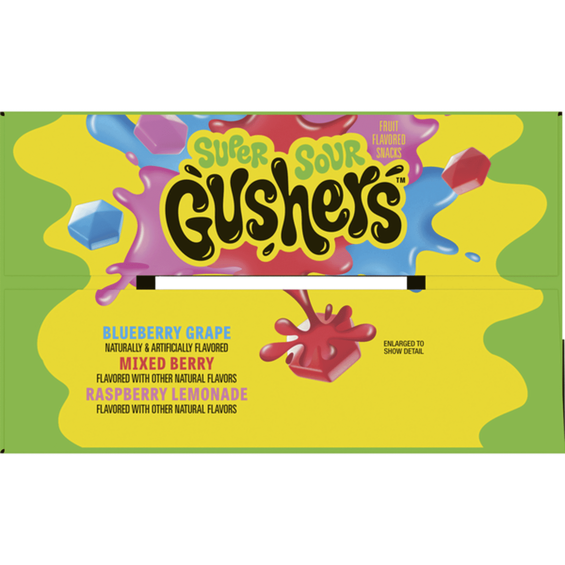 Gushers Super Sour Fruit Flavored Snacks Variety Pack, 4.25 oz Pouches, 8 Count Multipack