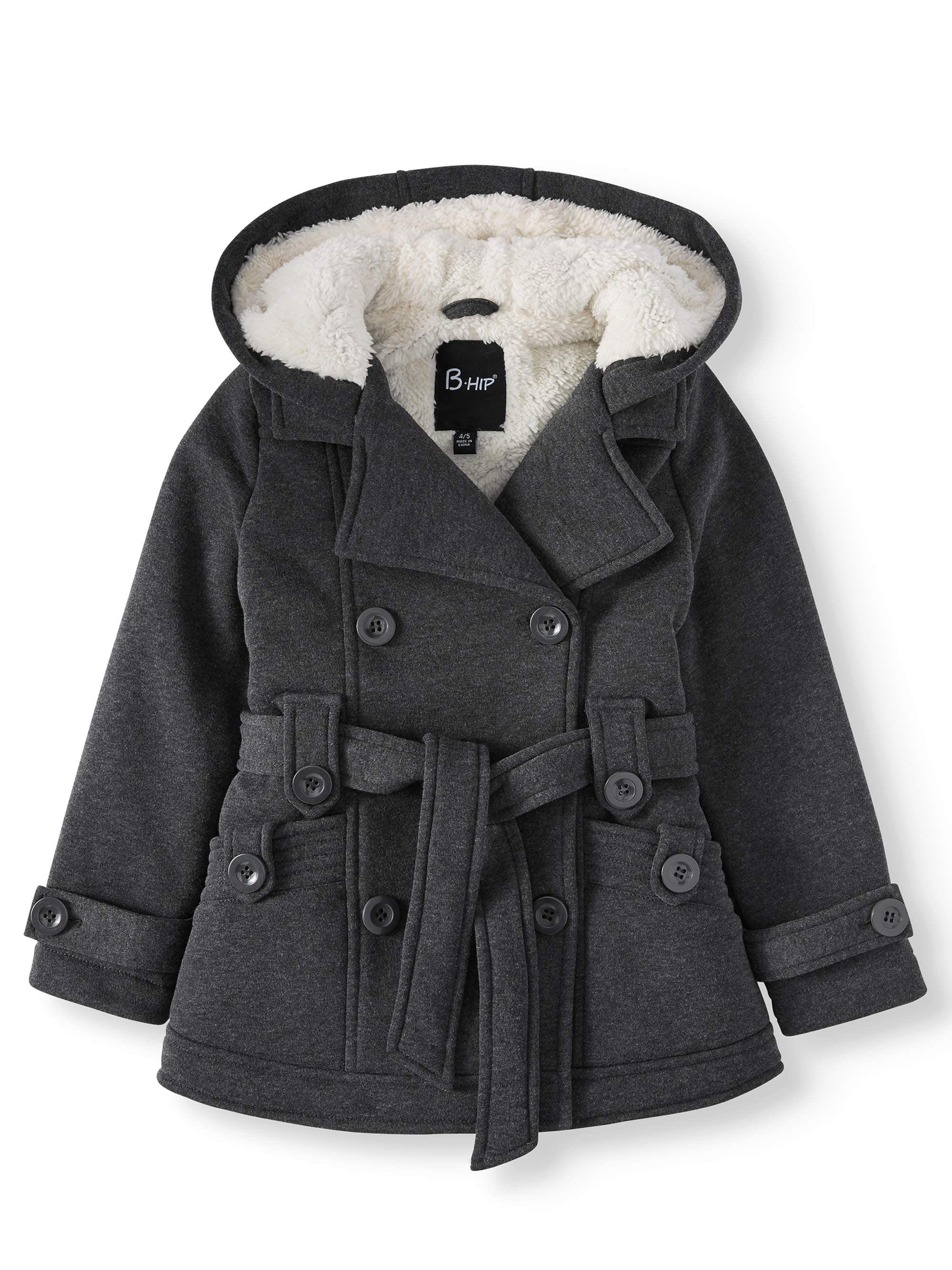 girls fur lined coat