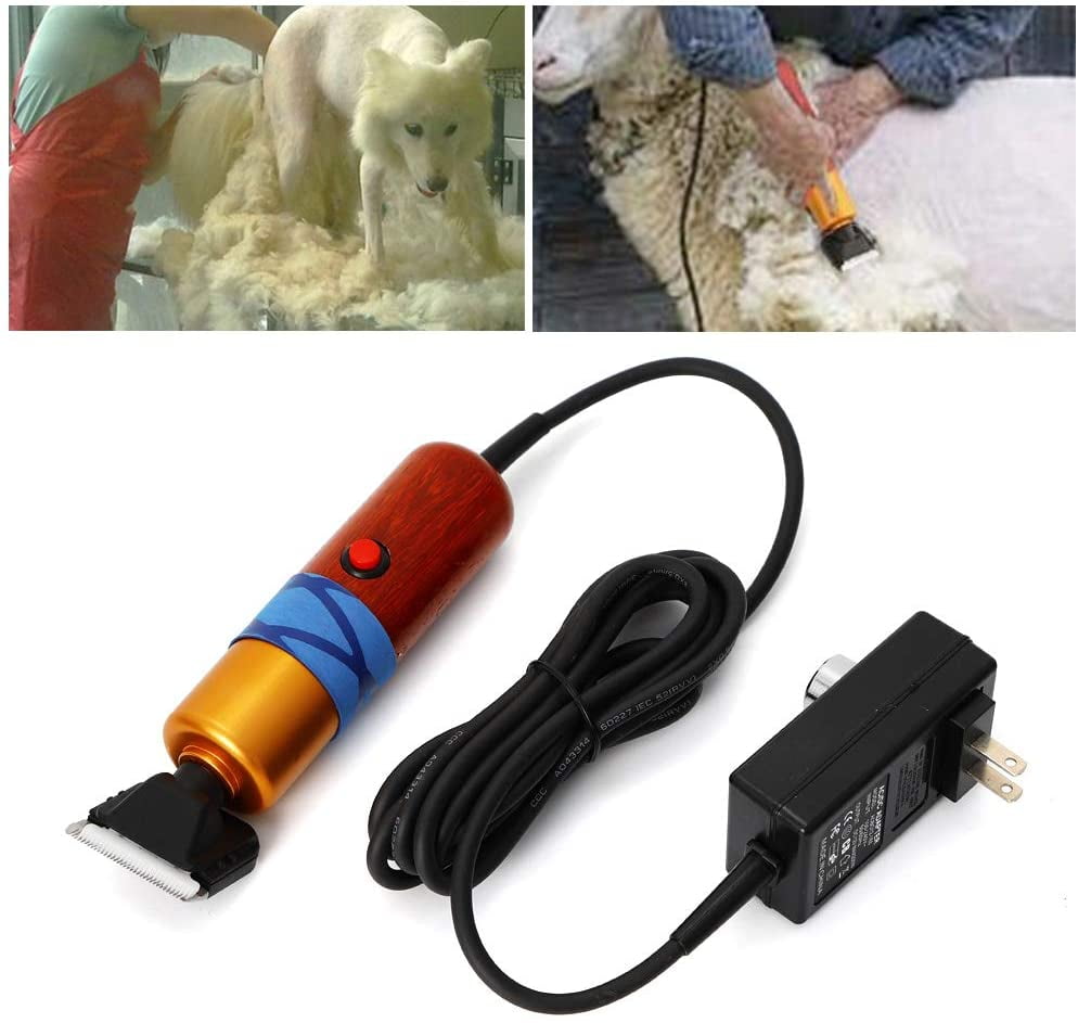 OUKANING 200W Portable Electric Animal Hair Fur Grooming Clippers for