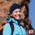 thumbnail image 3 of Blueberry Uniforms Navy Fleece Beanie Hat - Ultra Soft, Warm and Lightweight Skully Watch Cap Beanie for Men and Women, 3 of 4