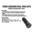 thumbnail image 2 of Turbo Cargador Para Auto Salida Usb Y Tipo C Carga Rápida, 2 of 10