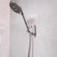 thumbnail image 2 of Soporte para cabezal de ducha, soporte para ducha de mano ajustable, soporte autoadhesivo para varilla de ducha (paquete de 2 plateados), 2 of 4