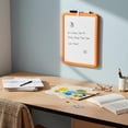 thumbnail image 2 of Pen+Gear Magnetic Dry Erase Board with Dry Erase Marker and Magnet, Orange, 8.5" x 11", 2 of 10