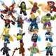 thumbnail image 1 of Juguete de Figuras de Bloques de Construcción de Superhéroes Venom Hulk Iron Groot Lote de 16 Minifiguras, Decoración de Pasteles para Niños y Fans Regalos, 1 of 8