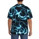 thumbnail image 3 of Fotbe Lightning Camisa Estampada de Manga Corta para Hombre, Casual de Verano, Estilo Playero, Sin Arrugas-X-Large, 3 of 5