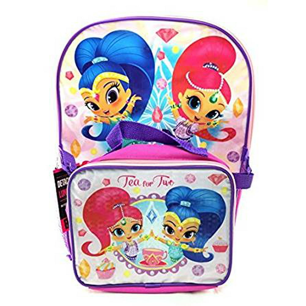 Shimmer & Shine Backpack Shimmer & Shine 16" w/Lunch Bag