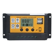 Smart Controller, 12V 24V Adaptive Dual MOS Anti Backflow Circuit 3 Stage PWM Charging Management Solar Panel Battery Regulator For Power System