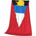 thumbnail image 3 of Cute Antigua Flag Throw Blanket for Women Men Warm Soft Fleece Blankets and Throws for Couch,Bed,Sofa 80"x60", 3 of 6