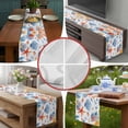thumbnail image 5 of Burlap Table Runner 90 Inches Long, Ocean Starfish Blue Coral Non-Slip Kitchen Table Runners for Dining Room Everyday Use Party Table Decorations Watercolor Underwater World, 5 of 9