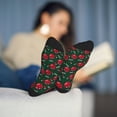 thumbnail image 5 of Pofeuu Ladybugs In Love Print Crew Socks, Adult Running Hiking Socks for Youth and Adult, 5 of 7