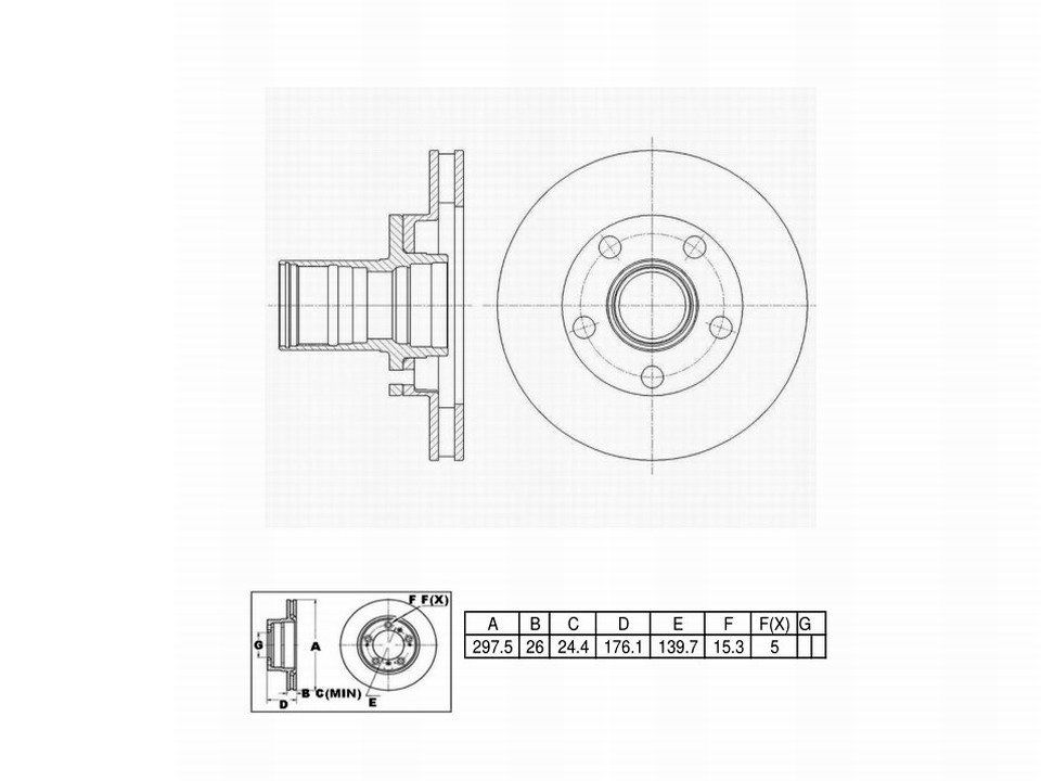 Winstop Brake Kits, Front WSK286, Ford Bronco 1996-1995