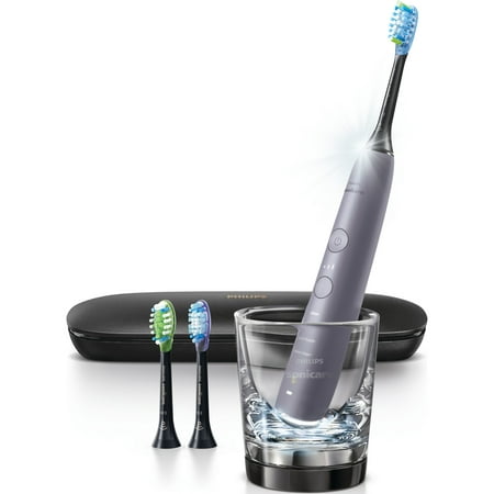 Philips Sonicare ($20 Rebate Available) DiamondClean Smart 9300 Electric, Rechargeable toothbrush for Complete Oral Care – 9300 Series, Gray, (Best Sonicare Toothbrush For The Money)